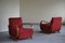 Danish Art Deco Lounge Chairs with Curved Armrests in Walnut, 1930s, Set of 2 4