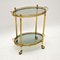 Vintage French Brass Drinks Trolley 2