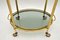 Vintage French Brass Drinks Trolley 4