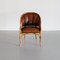 Faux Bamboo Barrel Back Chair, 1970s, Image 1