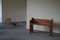 Mid-Century Swedish Solid Pine Bench in the Style of Axel Einar Hjorth, 1950s, Image 9