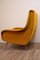 Vintage Italian Yellow Velvet Armchair, 1960s 5