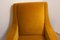 Vintage Italian Yellow Velvet Armchair, 1960s, Image 2