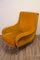 Vintage Italian Yellow Velvet Armchair, 1960s 7