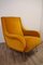 Vintage Italian Yellow Velvet Armchair, 1960s 11