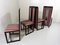 Chaises de Salon par Umberto Asnago pour Giorgetti, Italie, 1980s, Set de 4 5