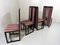 Italian Dining Chairs by Umberto Asnago for Giorgetti, 1980s, Set of 4 5