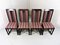 Italian Dining Chairs by Umberto Asnago for Giorgetti, 1980s, Set of 4 3