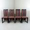 Italian Dining Chairs by Umberto Asnago for Giorgetti, 1980s, Set of 4 1