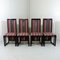 Italian Dining Chairs by Umberto Asnago for Giorgetti, 1980s, Set of 4, Image 1