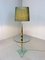 Lampadaire avec Table d'Appoint en Verre, Italie, 1970s 3