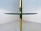 Italian Floor Lamp with Glass Side Table, 1970s, Image 8