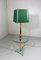 Italian Floor Lamp with Glass Side Table, 1970s, Image 14