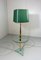 Lampadaire avec Table d'Appoint en Verre, Italie, 1970s 14