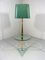 Lampadaire avec Table d'Appoint en Verre, Italie, 1970s 1