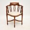 Antique Edwardian Inlaid Corner Chair 1