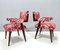 Lounge Chairs with Patterned Fabric in the Style of Franco Albini, Italy, Set of 2 1