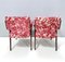 Lounge Chairs with Patterned Fabric in the Style of Franco Albini, Italy, Set of 2 6