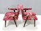 Sessel mit Gemustertem Stoff im Stile von Franco Albini, Italien, 2er Set 5