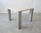 Italian Coffee Table in Travertine and Metal, Image 14