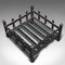 Antique Late Victorian English Fireplace Grate in Cast Iron, 1900s, Image 8