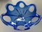 Vintage Blue and White Murano Glass Bowl, 1950s 1