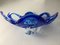 Vintage Blue and White Murano Glass Bowl, 1950s 3