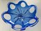 Vintage Blue and White Murano Glass Bowl, 1950s 8