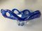 Vintage Blue and White Murano Glass Bowl, 1950s 19