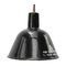 Vintage Industrial Black Enamel Factory Pendant Lamp 1
