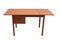 Danish Desk in Teak with Extension, 1960s, Image 1