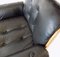 Chaise en Cuir Noir par Martin Stoll 10