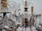 Italian Brass and Crystal 8-Light Chandelier, 1950s, Image 12