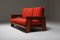 Dutch Modernist Oakwood Lounge Sofa by Bas Van Pelt 5