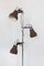 Lámpara de pie vintage con tres focos ajustables, Imagen 5