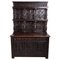 18th Century Antique Carved Oak Dresser, 1740s 1