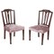 Mahogany Hepplewhite Style Side Chairs, 1890s, Set of 2 1