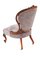 Victorian Carved Walnut Ladies Chair 9