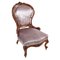 Victorian Carved Walnut Ladies Chair 1