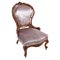 Victorian Carved Walnut Ladies Chair, Image 1