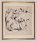 Domenico Purificato, Horses, Original Drawing, 1952 1