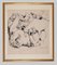 Domenico Purificato, Horses, Original Drawing, 1952, Image 1