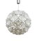 Large Lotus Ball Pendant Light, 1960s 2