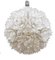 Large Lotus Ball Pendant Light, 1960s 3