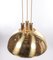 Counter Balance Brass Pendant Light by Florian Schulz, Germany, 1950s 4