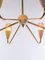 Mid-Century Sputnik Chandelier in the Manner of Stilnovo 3