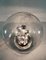 Large German Ball Sputnik Table Light in Murano Glass, Chrome & Brass from Doria, 1967, Image 4