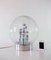 Große Deutsche Ball Sputnik Tischlampe aus Murano Glas, Chrom & Messing von Doria, 1967 8
