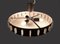 Italienischer Drum Kronleuchter im Stil von Stilnovo, 1960er 4