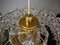 German Gold-Plated Crystal Chandelier from Kinkeldey, 1960s, Image 11